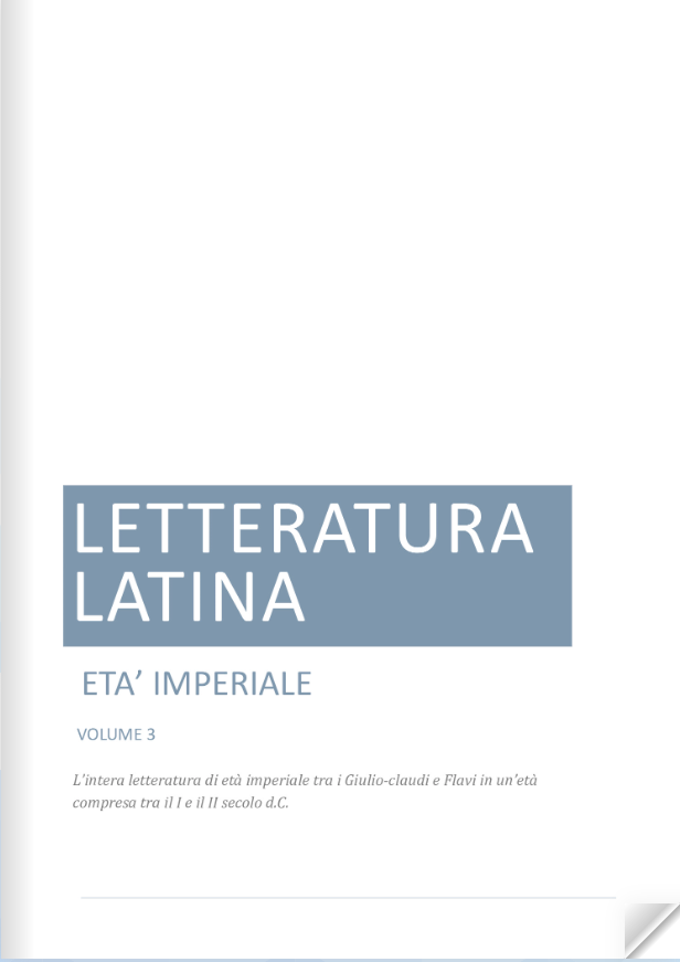 Letteratura latina – Età imperiale, Volume 3
